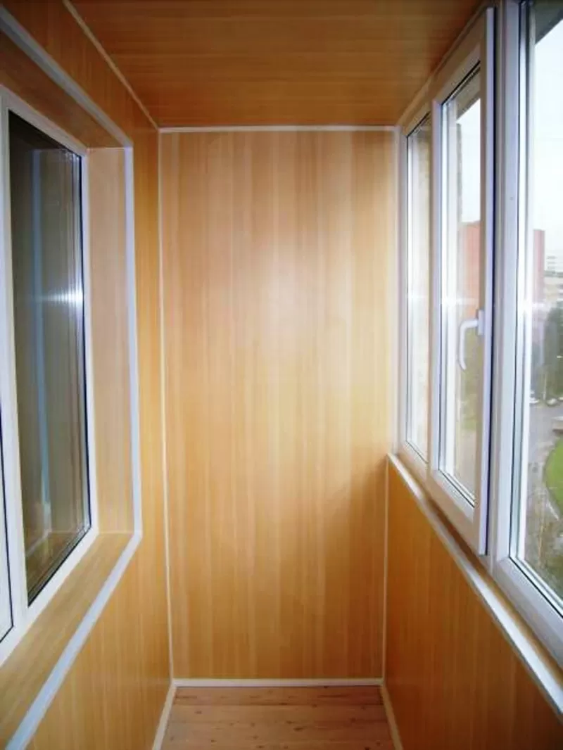 Внутренняя отделка балконов,  лоджий