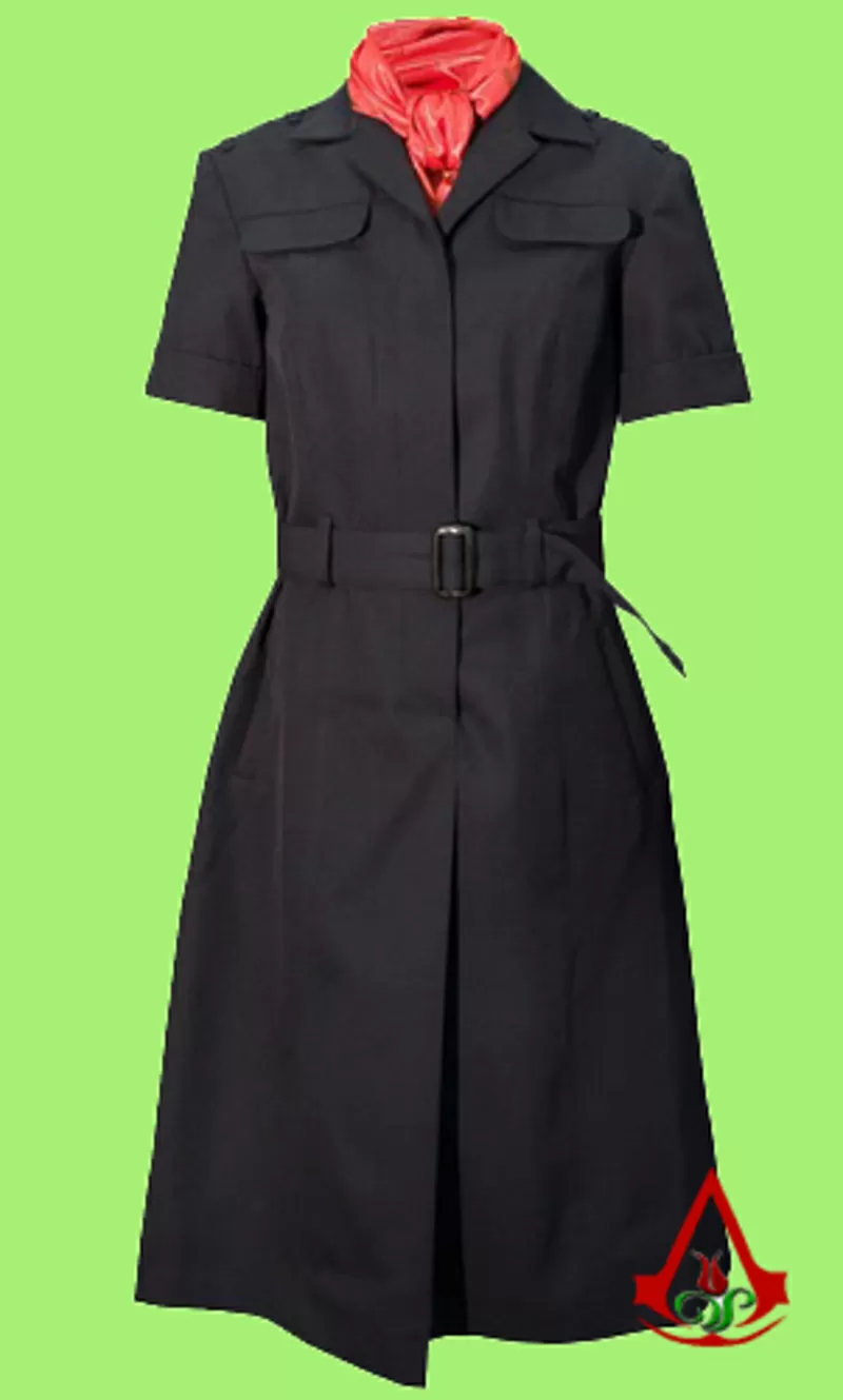 Платье Для Мвд Полиции С Коротким Рукавом Женская Ткань Габардин Форма 2
